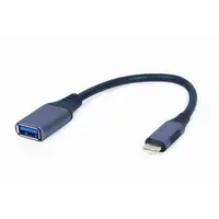 Gembird A-USB3C-OTGAF-01 cable USB USB 3.2 Gen 1 (3.1 Gen 1) 0,15 m USB C USB A Gr