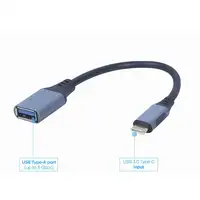 Gembird A-USB3C-OTGAF-01 cable USB USB 3.2 Gen 1 (3.1 Gen 1) 0,15 m USB C USB A Gr