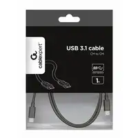 Gembird CCP-USB3.1-CMCM-1M cable USB USB 3.2 Gen 1 (3.1 Gen 1) USB C Negro