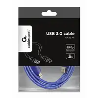 Gembird 3m USB 3.0 A M/FM cable USB USB 3.2 Gen 1 (3.1 Gen 1) USB A Azul