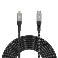 Gembird CCBP-USB4-CMCM240-1.5M cable USB USB4 Gen 3x2 1,5 m USB C Negro, Plata