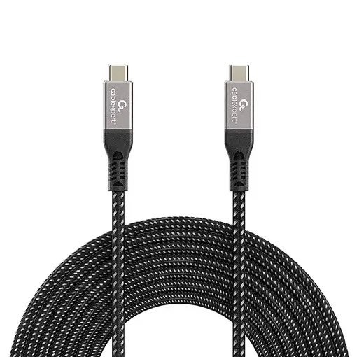 Gembird CCBP-USB4-CMCM240-1.5M cable USB USB4 Gen 3x2 1,5 m USB C Negro, Plata