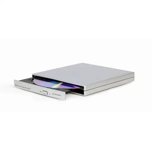 Gembird DVD-USB-02-SV unidad de disco óptico DVD±RW Plata