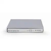 Gembird DVD-USB-02-SV unidad de disco óptico DVD±RW Plata