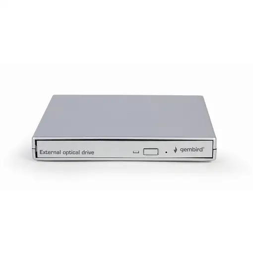 Gembird DVD-USB-02-SV unidad de disco óptico DVD±RW Plata