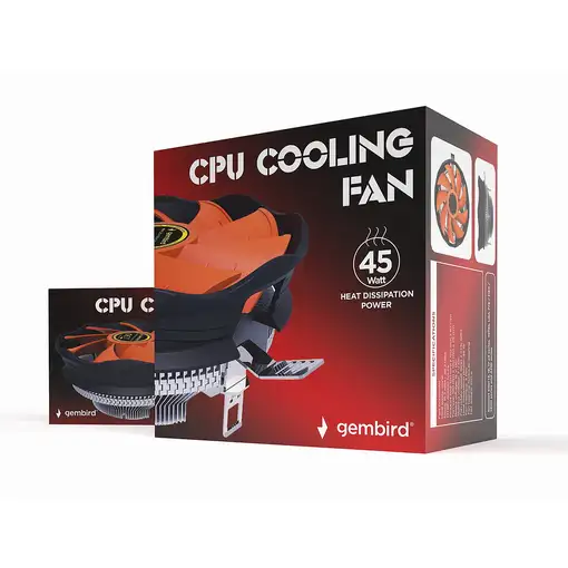 Gembird CPU-HURACAN-X30 sistema de refrigeración para ordenador Procesador Refrige