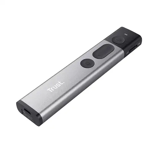 Trust Kazun apuntador inalámbricos RF Aluminio, Negro