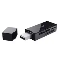 Trust NANGA lector de tarjeta USB 3.2 Gen 1 (3.1 Gen 1) Type-A Negro