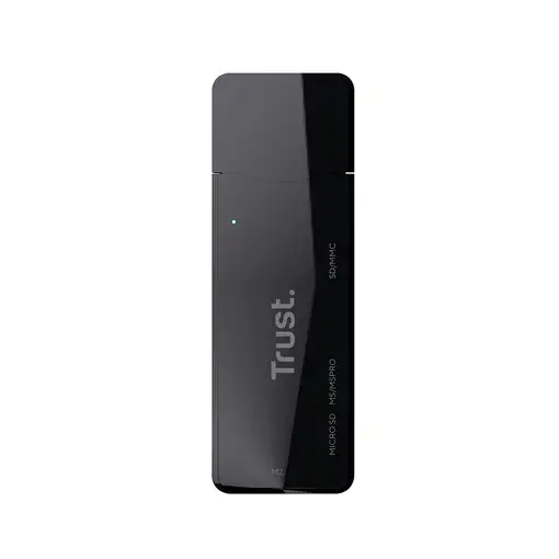 Trust NANGA lector de tarjeta USB 3.2 Gen 1 (3.1 Gen 1) Type-A Negro