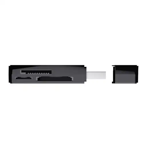 Trust NANGA lector de tarjeta USB 3.2 Gen 1 (3.1 Gen 1) Type-A Negro