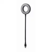 Gembird NL-LEDRING-01 aparato USB Negro, Blanco Lámpara
