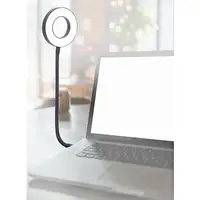 Gembird NL-LEDRING-01 aparato USB Negro, Blanco Lámpara