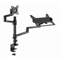 Gembird MA-DA-04 soporte para monitor 81,3 cm (32") Escritorio Negro