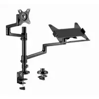 Gembird MA-DA-04 soporte para monitor 81,3 cm (32") Escritorio Negro