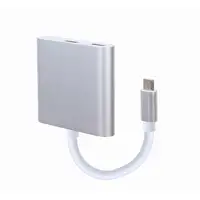 Gembird A-CM-HDMIF-02-SV Adaptador gráfico USB Plata