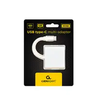 Gembird A-CM-HDMIF-02-SV Adaptador gráfico USB Plata