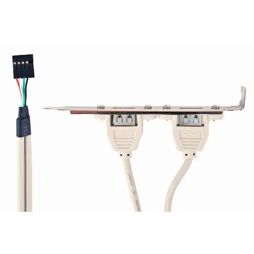 Gembird Bracket conexión doble USB a placa base