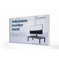 Gembird MS-TABLE-01 soporte para monitor Escritorio Negro
