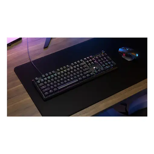 Corsair K70 CORE TKL teclado Juego USB QWERTY Inglés Gris