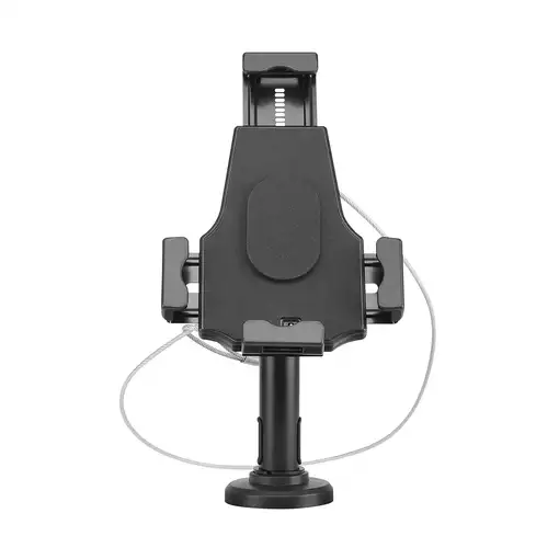 AISENS Soporte Antirobo de Sobremesa / Pared Ajustable (1 Pivote) para Tablet, Neg