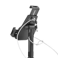 AISENS Soporte Antirobo de Sobremesa / Pared Ajustable (1 Pivote) para Tablet, Neg