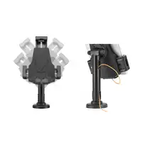 AISENS Soporte Antirobo de Sobremesa / Pared Ajustable (1 Pivote) para Tablet, Neg