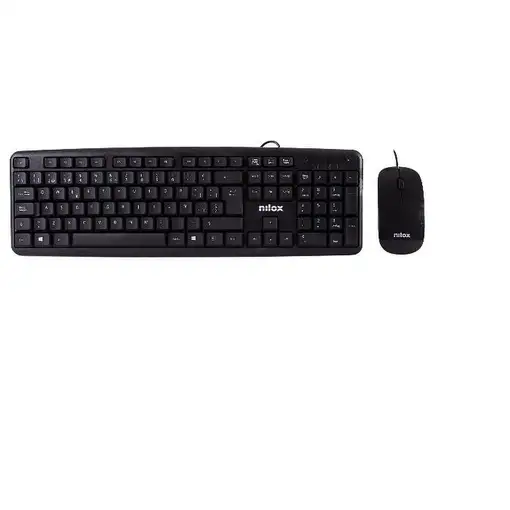 Nilox COMBO USB - TECLADO + RATÓN FLAT