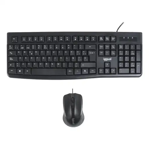 iggual CMK-business 2 teclado Ratón incluido Hogar / Oficina USB QWERTY Inglés Neg