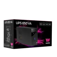 Woxter PE26-062 sistema de alimentación ininterrumpida (UPS) 0,65 kVA 360 W 3 sali