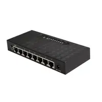iggual GES8000 No administrado Gigabit Ethernet (10/100/1000) Negro