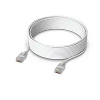 Ubiquiti UACC-Cable-Patch-EL-12M-W cable de red Translúcido, Blanco Cat6
