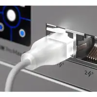 Ubiquiti UACC-Cable-Patch-EL-12M-W cable de red Translúcido, Blanco Cat6