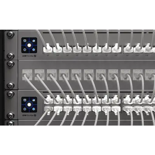 Ubiquiti UACC-Cable-Patch-EL-8M-W cable de red Translúcido, Blanco Cat6