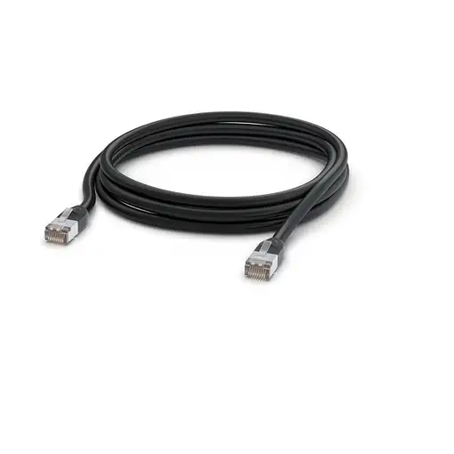 Ubiquiti UACC-CABLE-PATCH-OUTDOOR-3M-BK cable de red Negro Cat5e S/UTP (STP)