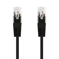 Nanocable CABLE RED LATIGUILLO RJ45 CAT.5E UTP AWG24, NEGRO, 7.0 M
