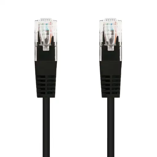 Nanocable CABLE RED LATIGUILLO RJ45 CAT.5E UTP AWG24, NEGRO, 7.0 M