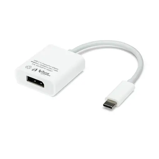 OWC NWTADPTCDP14 adaptador de cable de vídeo 0,108 m USB Tipo C DisplayPort Blanco