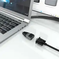 AISENS Adaptador Conversor Aluminio USB-C a VGA, USB-C/M-HDB15/H, Gris