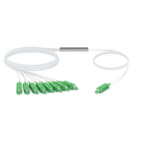 Ubiquiti UF-SPLITTER-8 Cable de fibra óptica e InfiniBand 4,06 m SC 8x SC Blanco