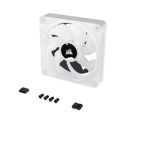 Corsair iCUE LINK QX120 RGB Carcasa del ordenador Ventilador 12 cm Blanco 3 pieza(