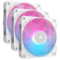 Corsair iCUE LINK RX120 RGB Carcasa del ordenador Ventilador 12 cm Blanco 3 pieza(