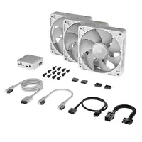 Corsair iCUE LINK RX120 RGB Carcasa del ordenador Ventilador 12 cm Blanco 3 pieza(