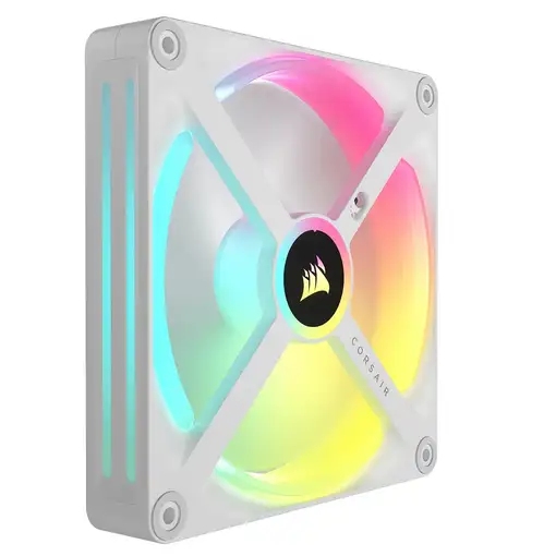 Corsair iCUE LINK QX140 RGB Carcasa del ordenador Ventilador 14 cm Blanco 1 pieza(