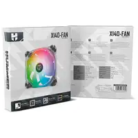 NOX Hummer X140-FAN Carcasa del ordenador Ventilador 14 cm Translúcido 1 pieza(s)