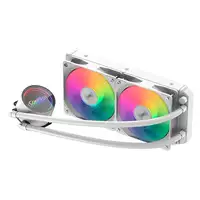 CoolBox Infinite Liquid 240 ARGB Kit de refrigeración líquida 12 cm Blanco 1 pieza