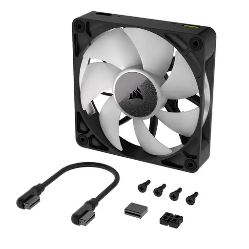 Corsair iCUE LINK RX120 RGB Carcasa del ordenador Ventilador 12 cm Negro 1 pieza(s