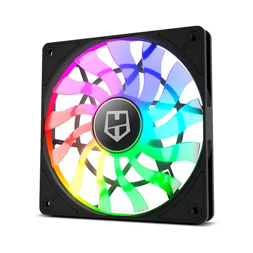NOX Hummer SLIM FAN Carcasa del ordenador Ventilador 12 cm Translúcido 1 pieza(s)