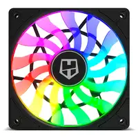 NOX Hummer SLIM FAN Carcasa del ordenador Ventilador 12 cm Translúcido 1 pieza(s)