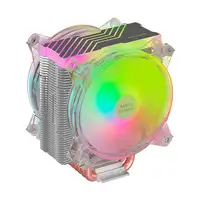 Mars Gaming Disipador CPU Triple ARGB, 6 Heatpipes HCT, TDP 220 W, 2 Ventiladores
