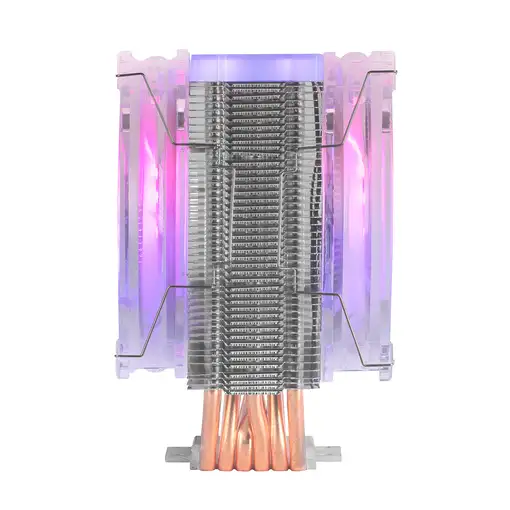 Mars Gaming Disipador CPU Triple ARGB, 6 Heatpipes HCT, TDP 220 W, 2 Ventiladores